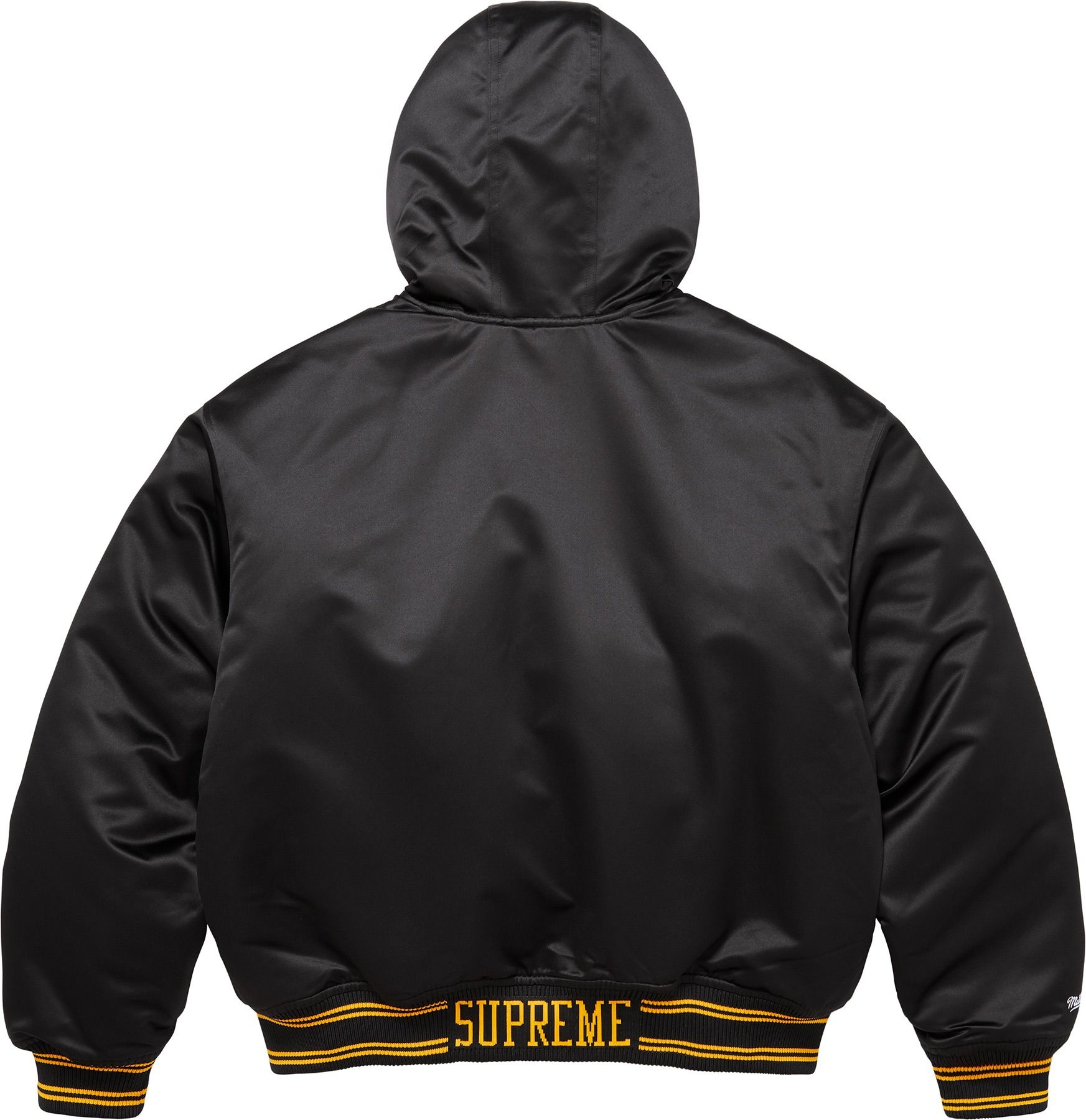 Supreme®/Mitchell & Ness® Lined Hooded Satin Varsity Jacket view 12
